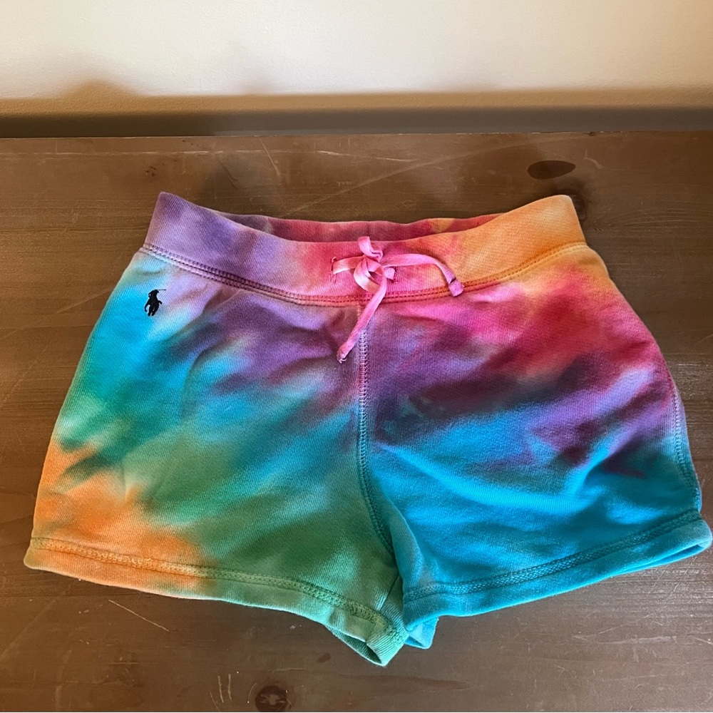Ralph Lauren tie dye sweat shorts